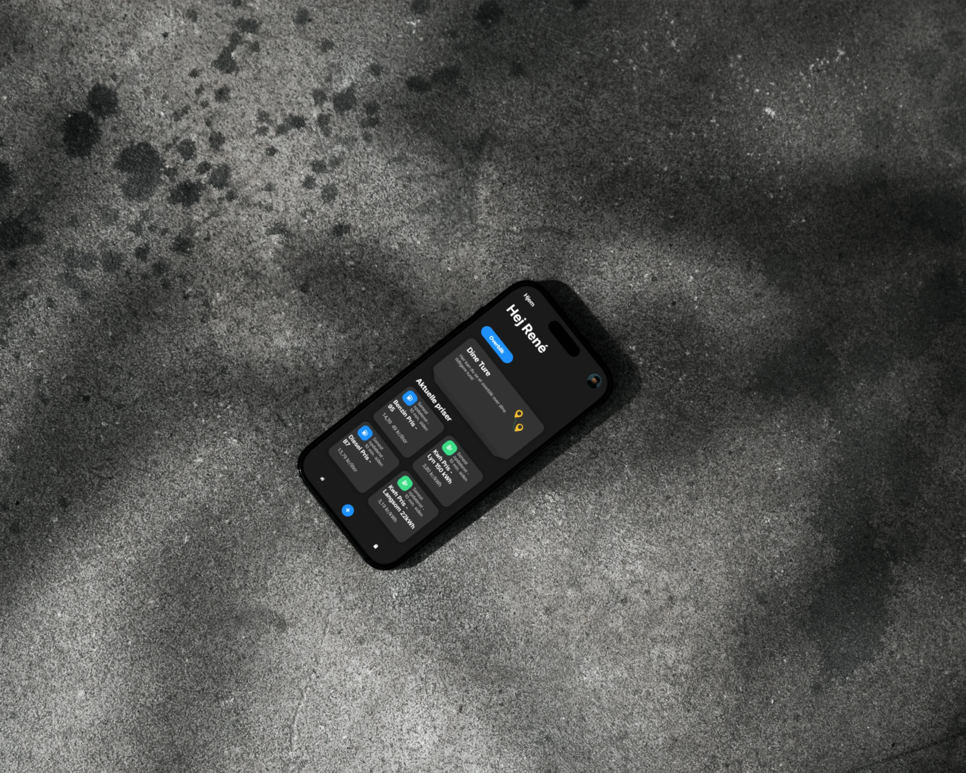 CoDriver app UI